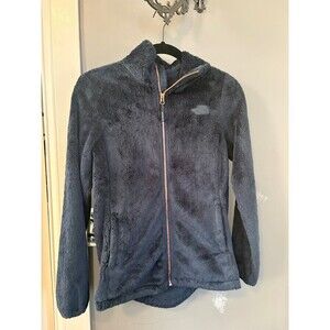 North Face Women's size XS OSITO LUX Fleece Full Zipper Jacket navy rose gold